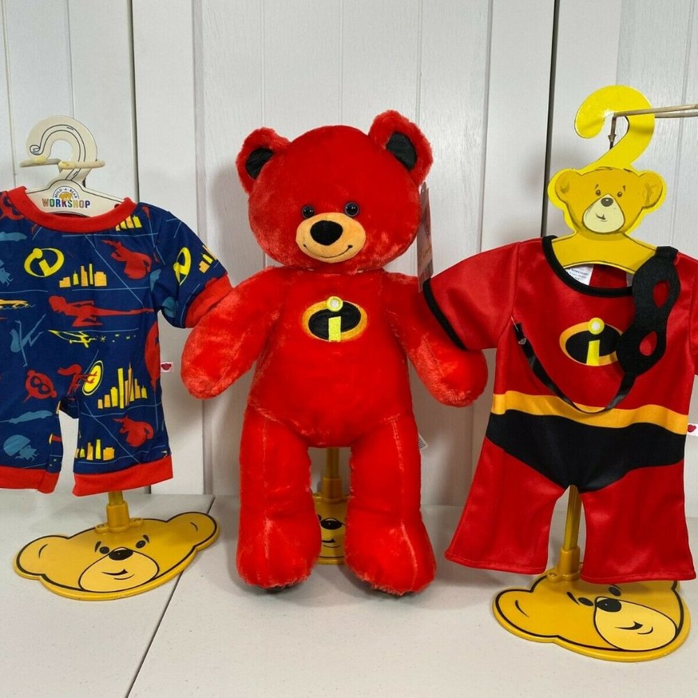 NEW Build a Bear Disney The Incredibles Bear